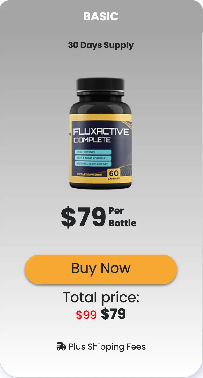 Fluxactive Complete 1 bottle price